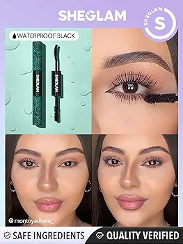SHEGLAM 2 In 1 Black Volume and Length Waterproof Mascara