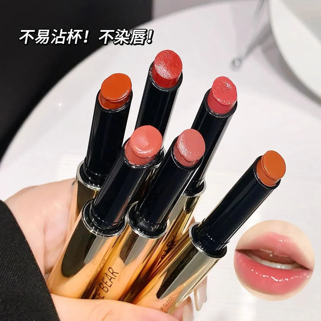 Gege Bear Push Button Lipstick 6Pcs Set