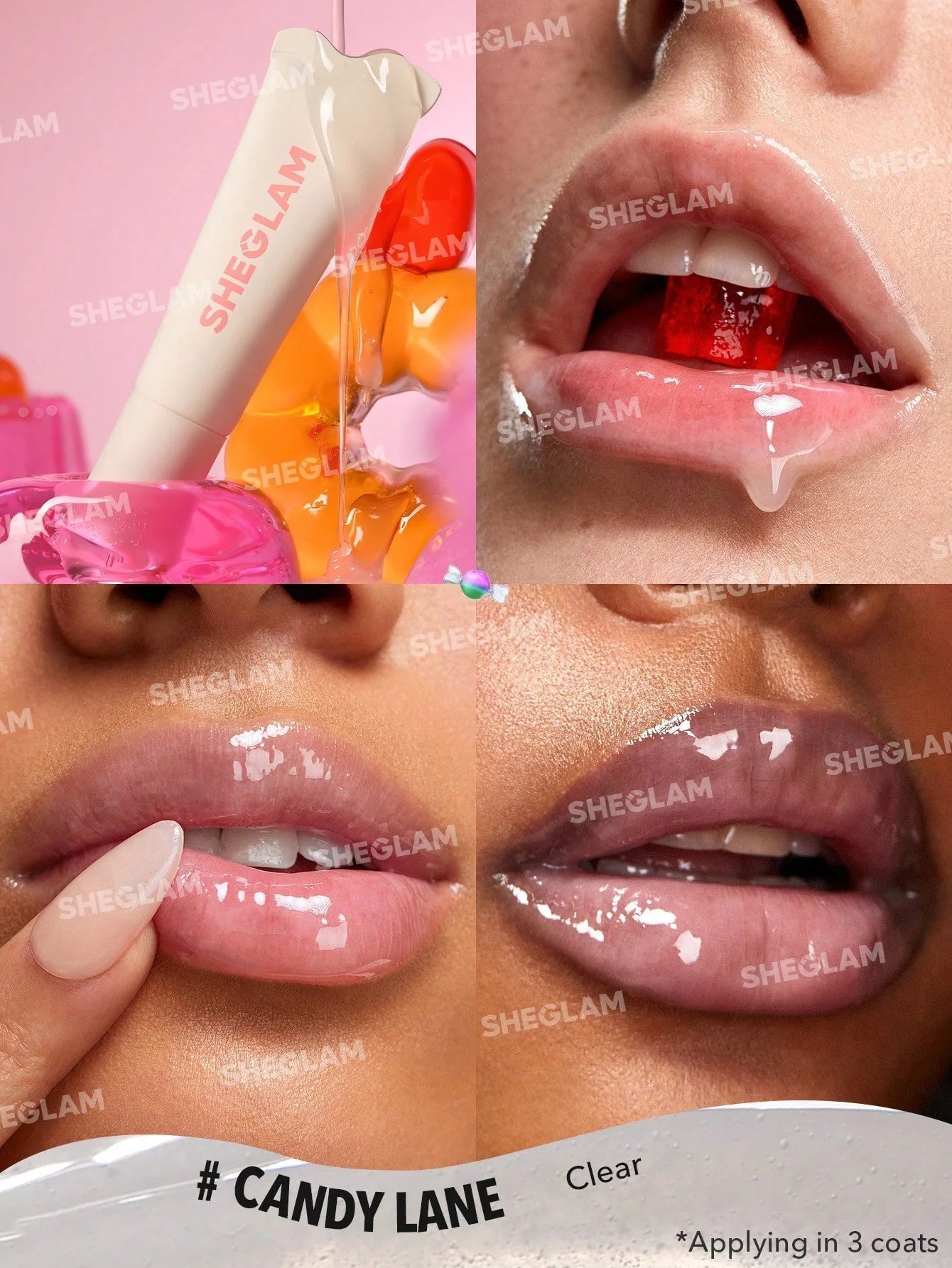 Sheglam Lip Balm Crystal Glaze Moisturizing Lip Care