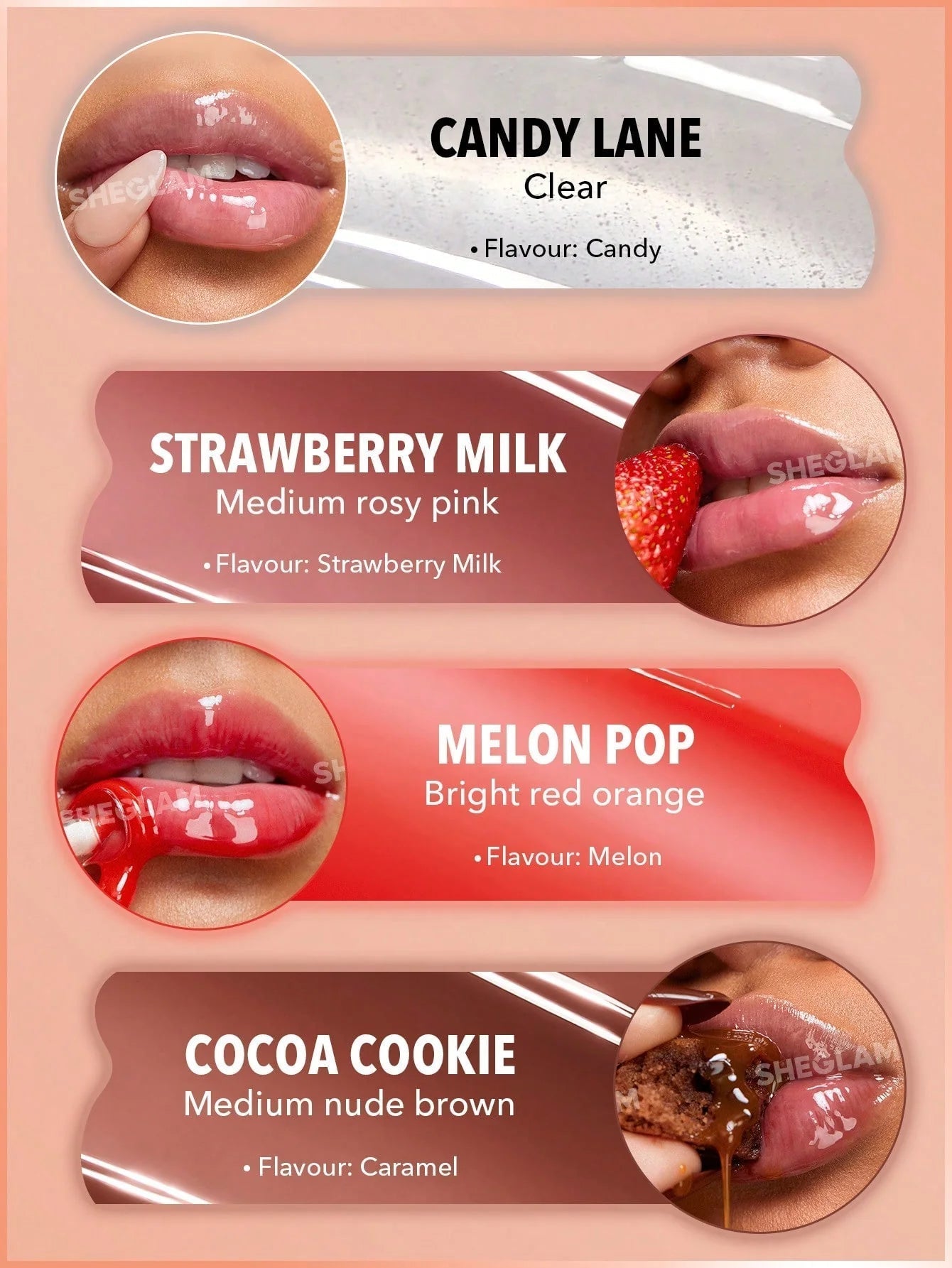 Sheglam Lip Balm Crystal Glaze Moisturizing Lip Care