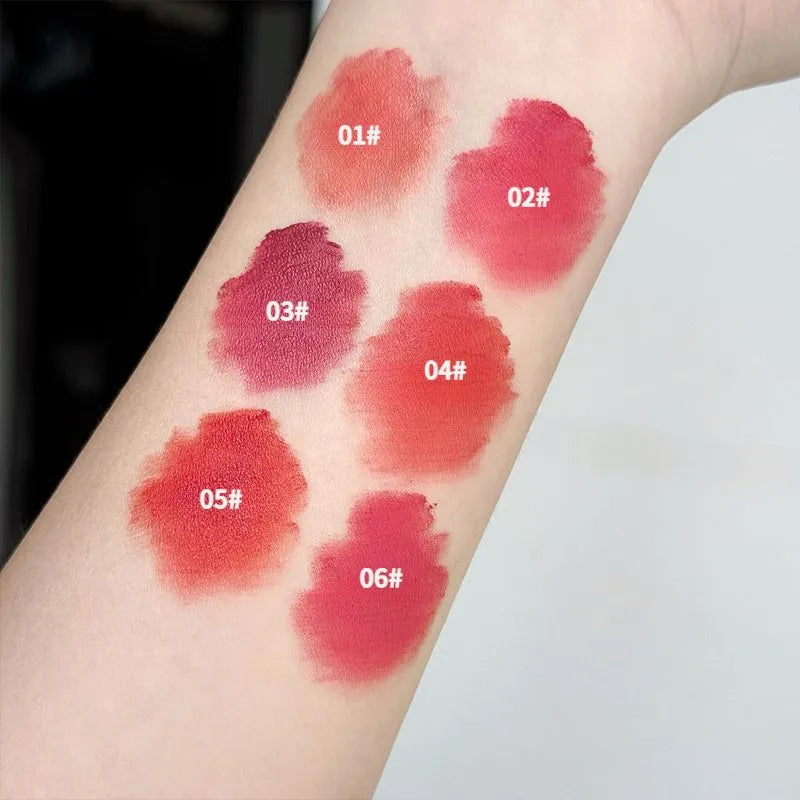 Gege Bear Velvet Lipgloss – 6Pcs Set