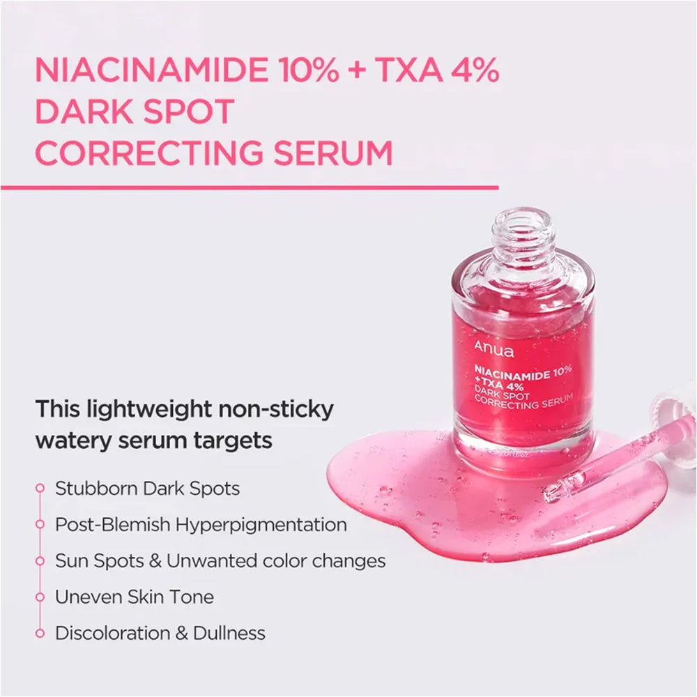 ANUA – Niacinamide 10% + TXA 4% Dark Spot Correcting Serum