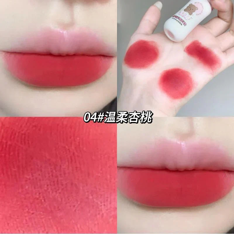 Gege Bear Milk Velvet Lip Gloss 6Pcs Set
