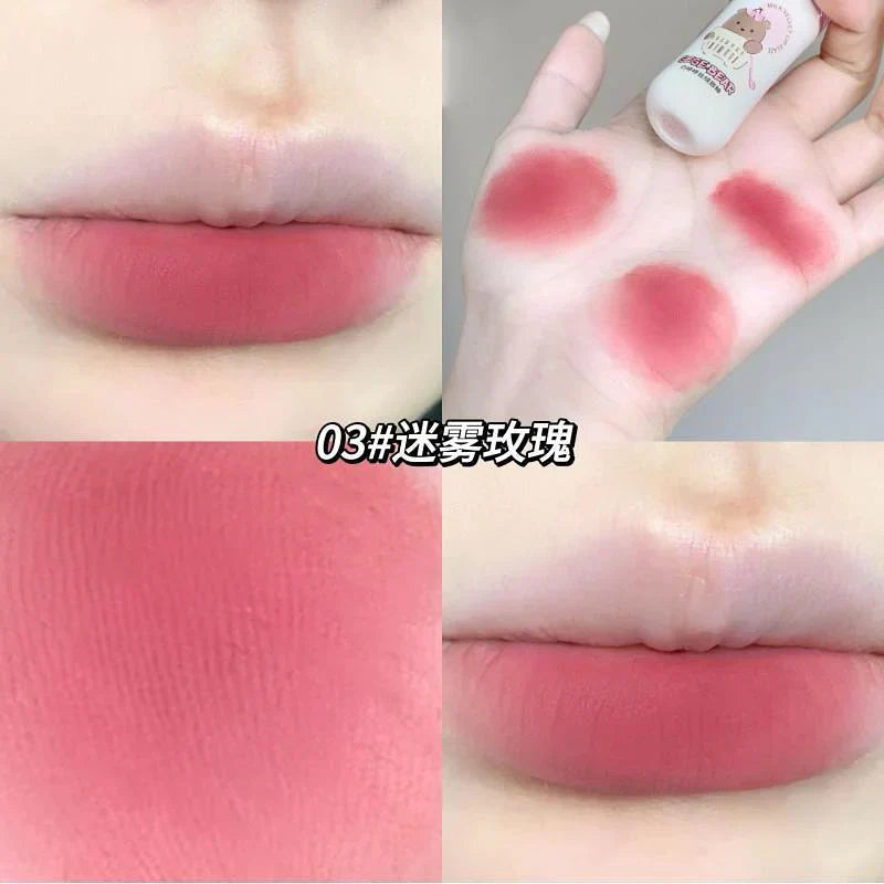 Gege Bear Milk Velvet Lip Gloss 6Pcs Set