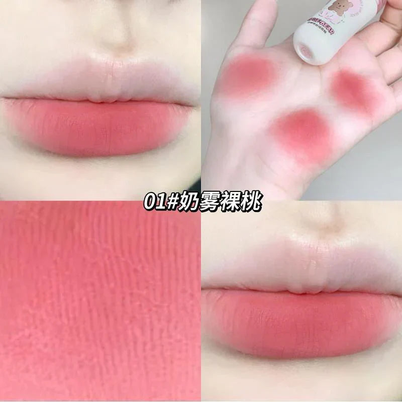 Gege Bear Milk Velvet Lip Gloss 6Pcs Set