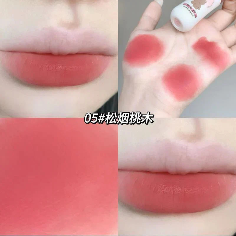Gege Bear Milk Velvet Lip Gloss 6Pcs Set