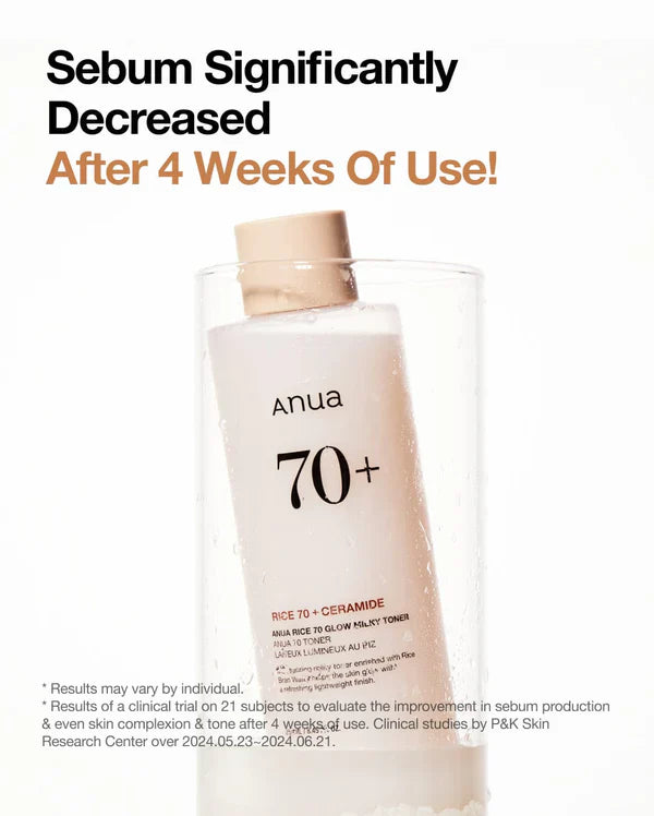 ANUA Rice 70 Glow Milky Toner 250ml