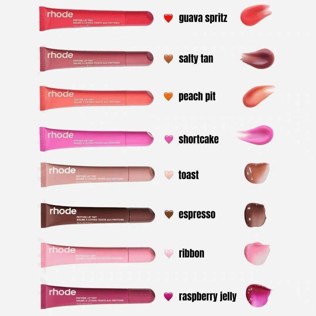 Pack of 8 Rhode The Peptide Lip Tints