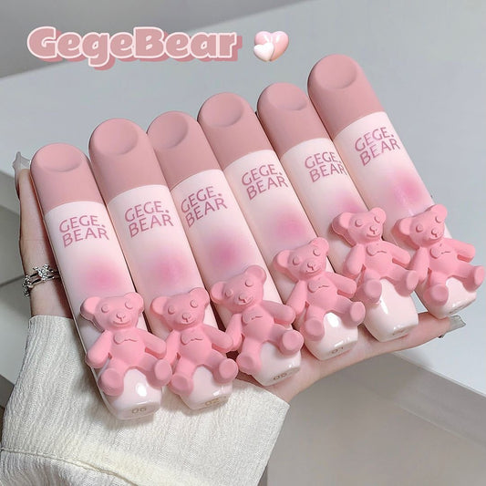 Gegebear Gege Bear Tender Lip Glaze Soft Mist Milk Mist Matte Lip Gloss