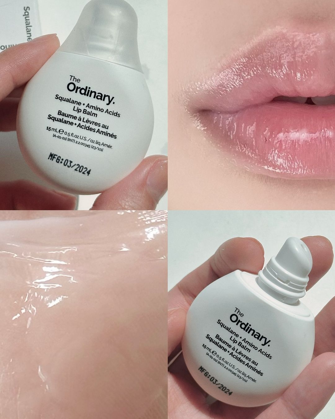 The Ordinary Squalane and Amino Acids Lip Balm 15ml