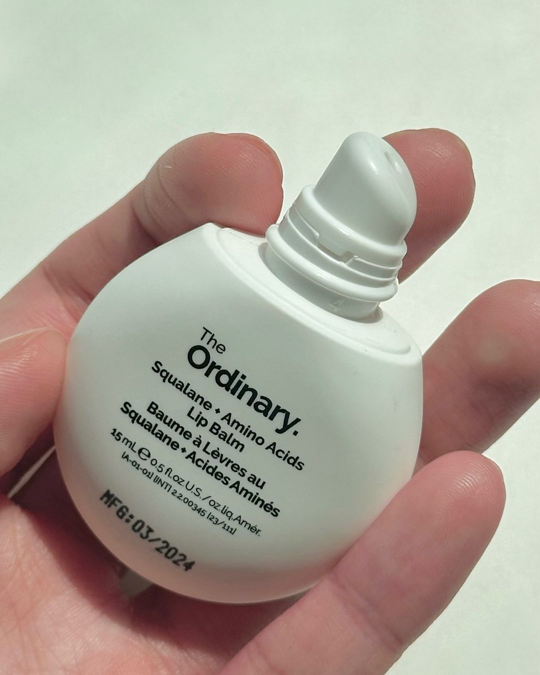 The Ordinary Squalane and Amino Acids Lip Balm 15ml